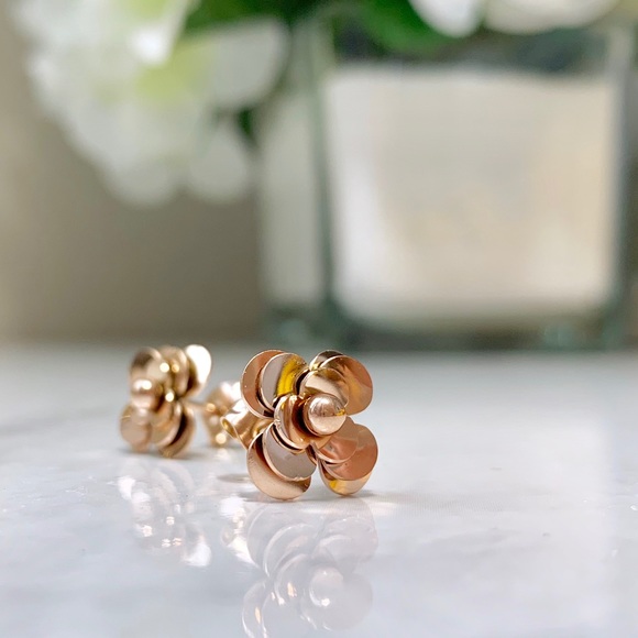 Jewelry - Chanel Style Camellia Flower Earrings